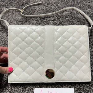 YSL Vintage Shoulder/crossbody Bag clutch Quilted Leather